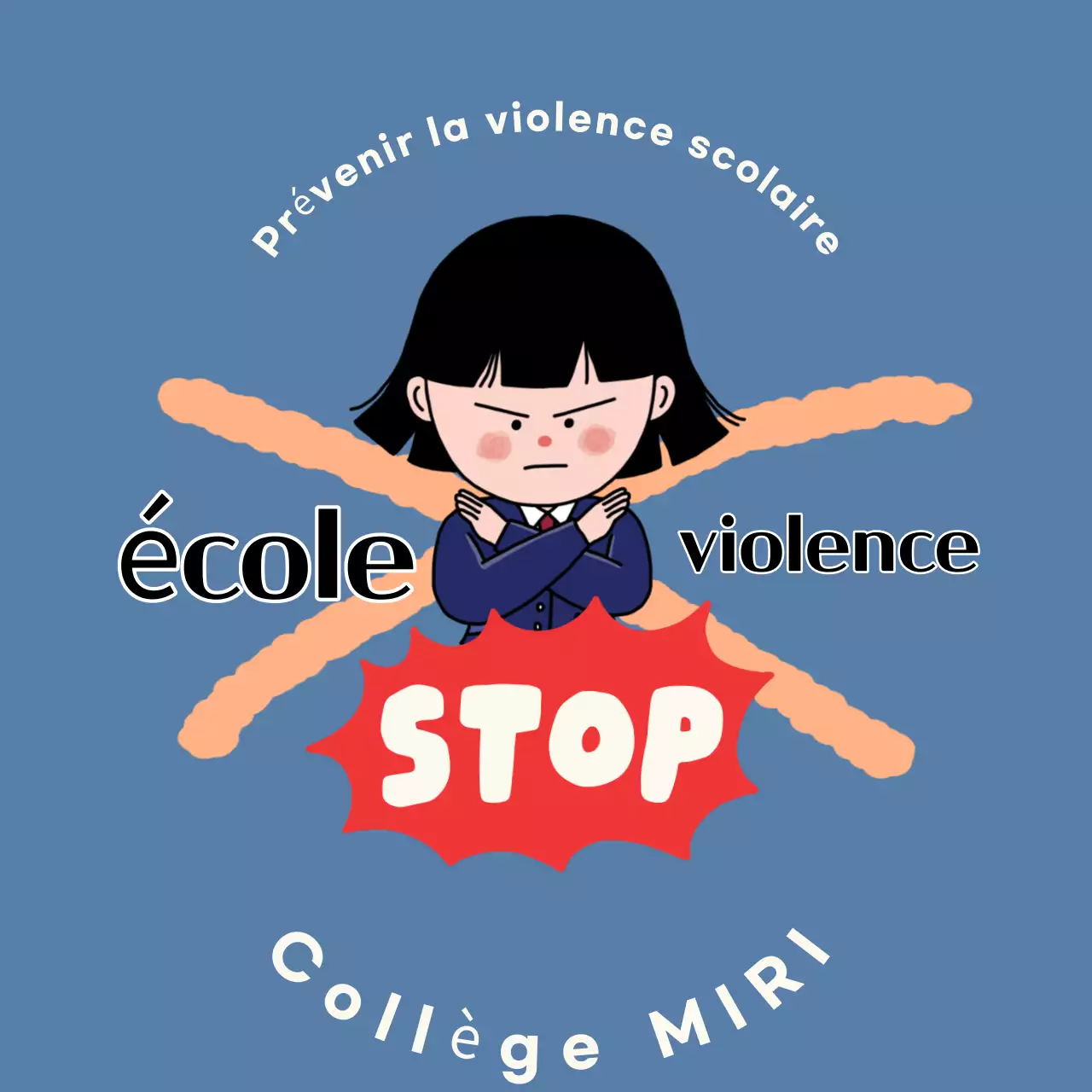 Guide bleu simple de prévention de la violence scolaire