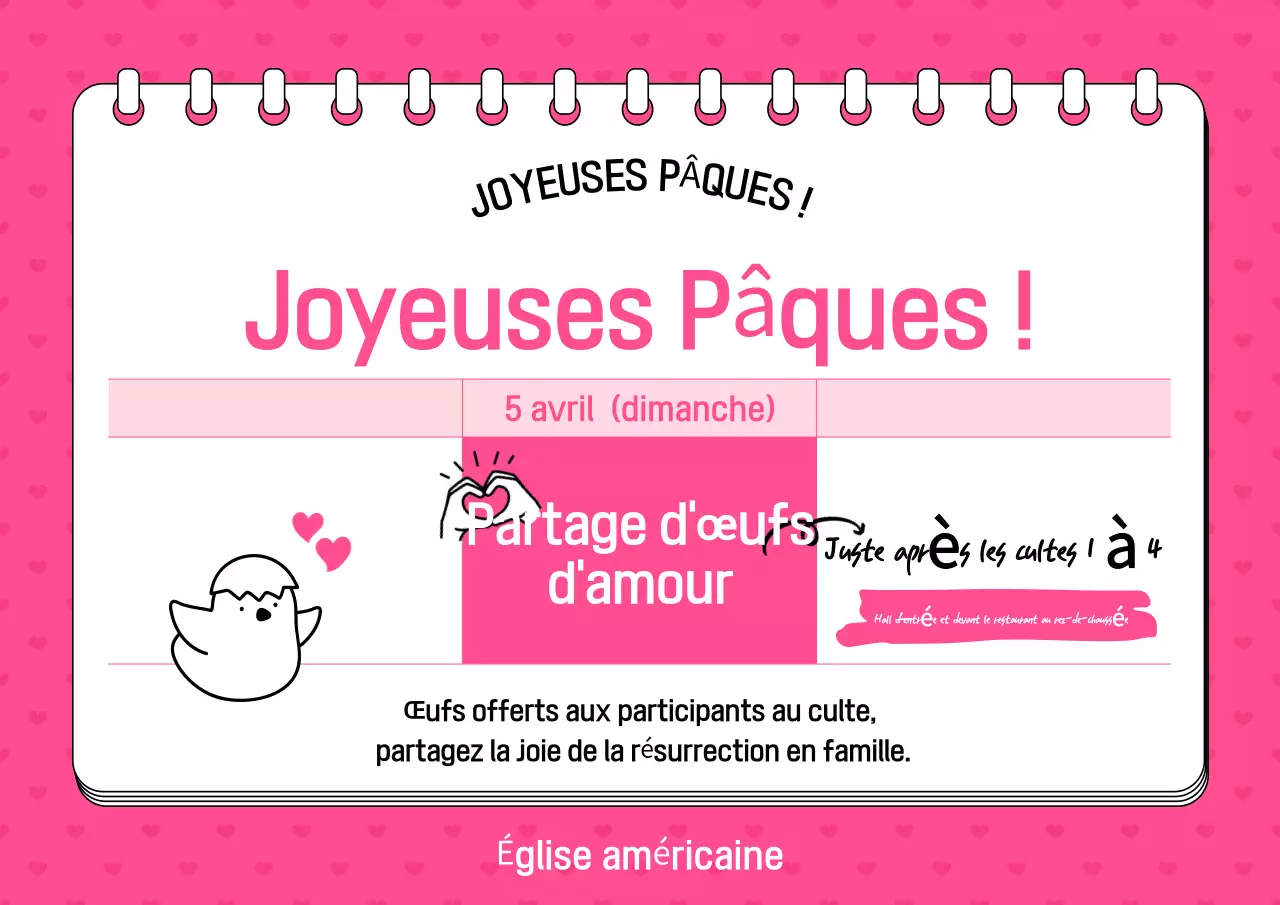 Guide des événements de Pâques pour bébés roses