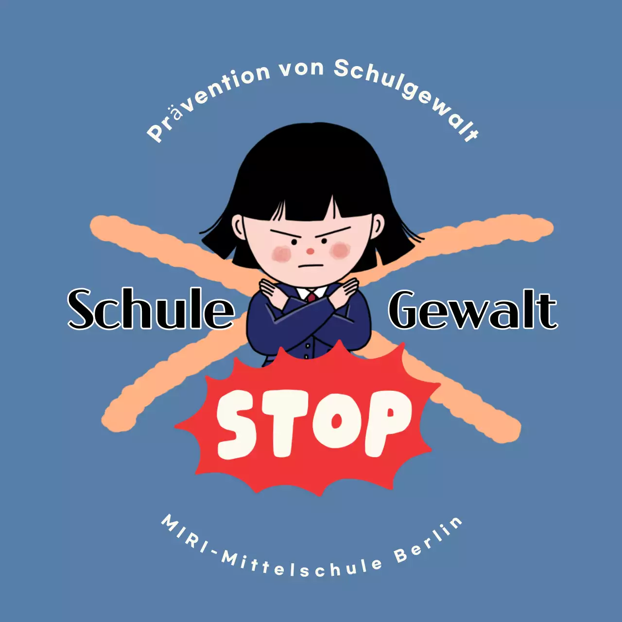 Einfacher Leitfaden zur Prävention von Schulgewalt (Blue Simple)