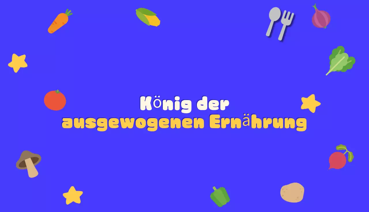 Blue Modern Food King Promotion