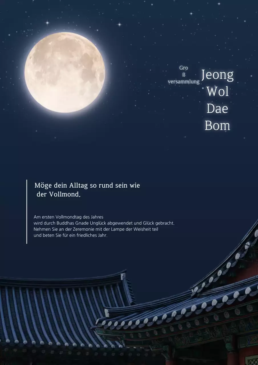 Leitfaden zum traditionellen ersten Vollmond des Mondjahres