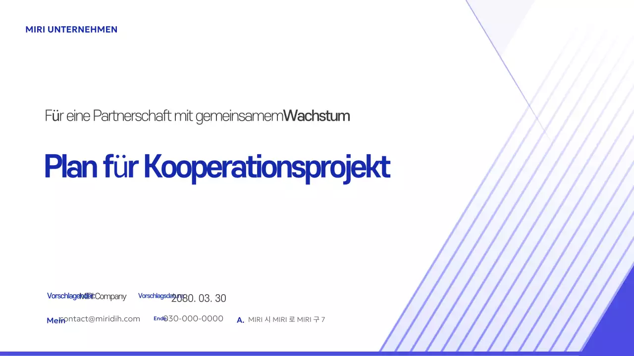 Blue Clean Gemeinschaftsprojektplan