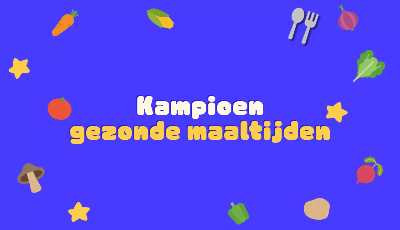 Blauwe moderne Food King-promotie