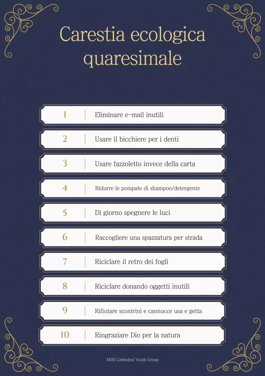 Guida alla campagna ambientale Blue Premium