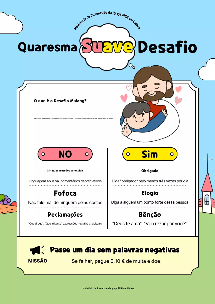 Guia da Campanha Desafio Azul Celeste Limpo e Suave