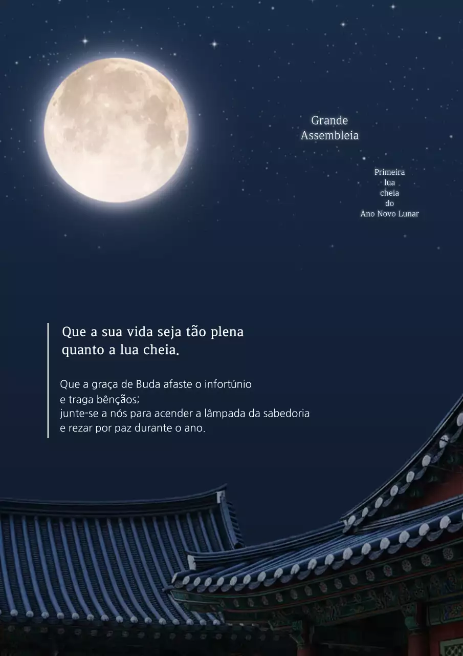 Guia para a primeira lua cheia tradicional do ano lunar