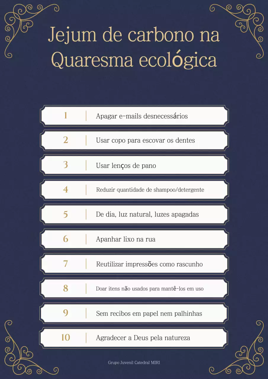 Guia da Campanha Ambiental Blue Premium