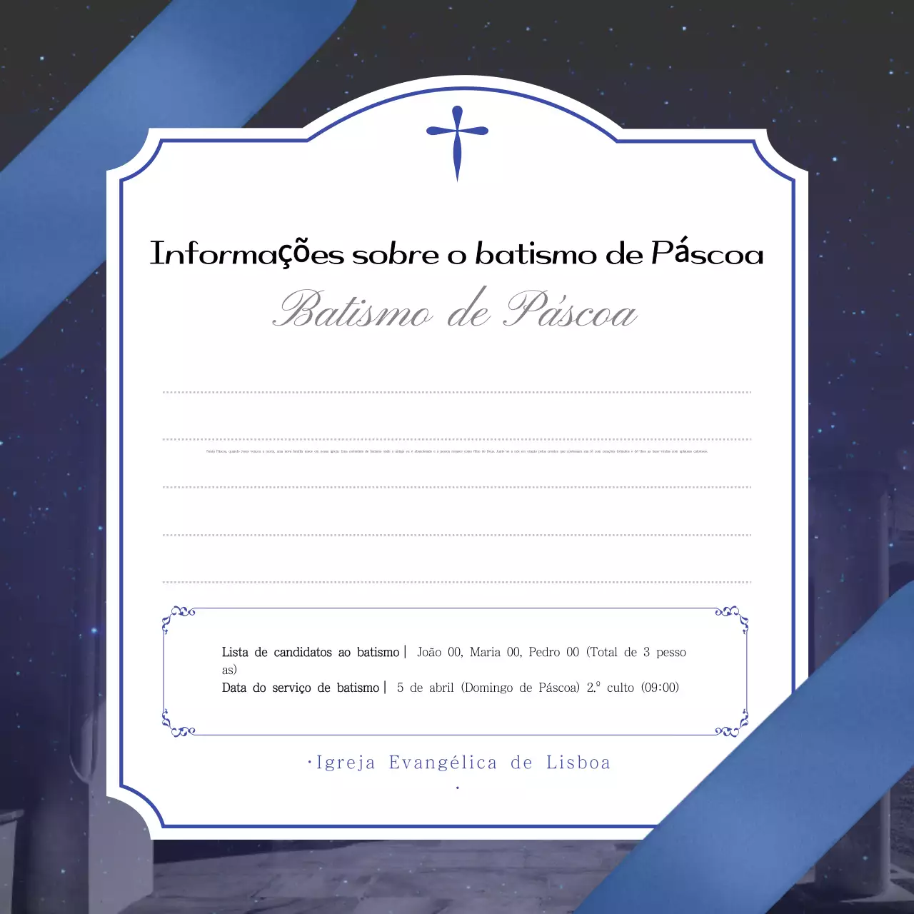 Guia Azul de Limpeza para a Páscoa