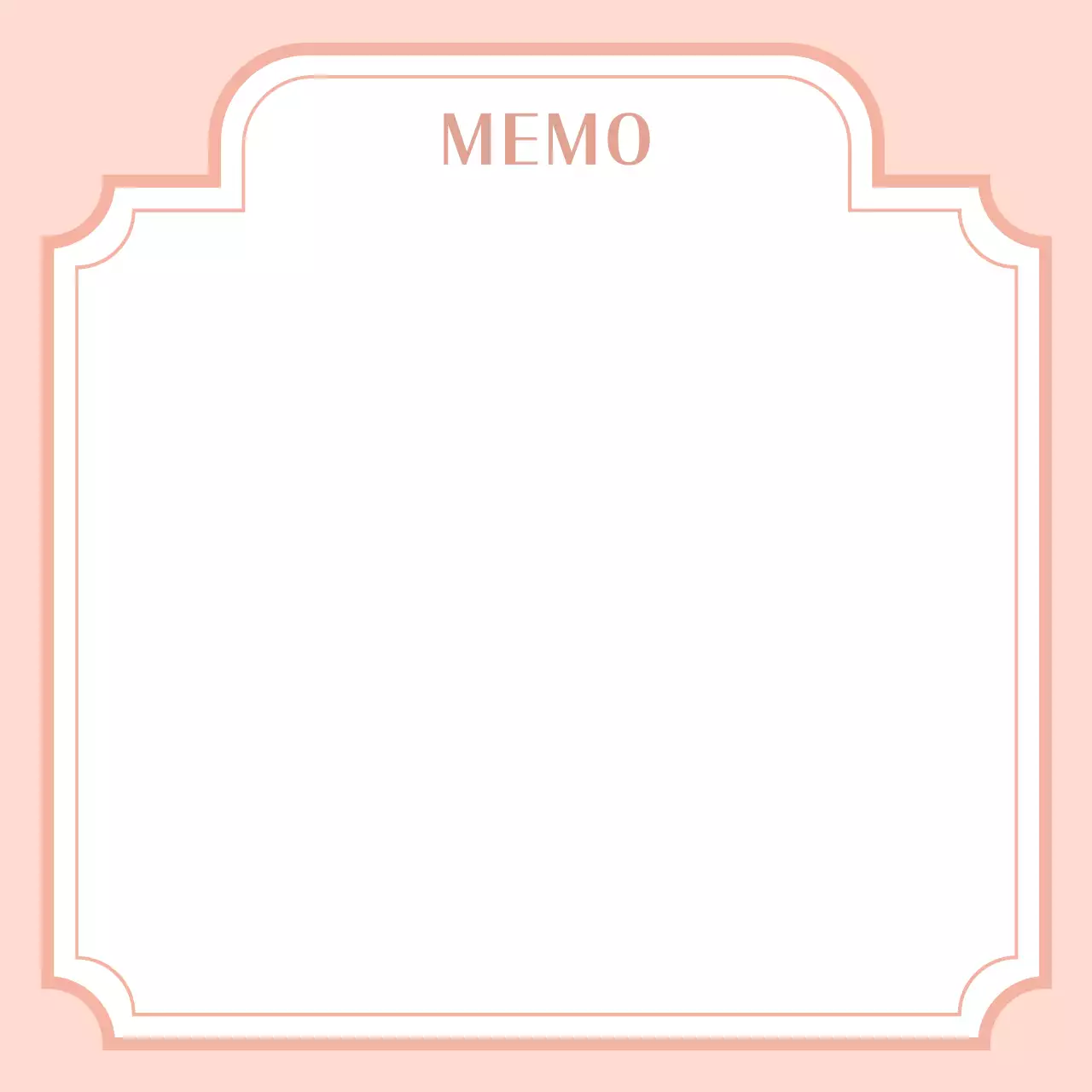 핑크 심플 엔틱프레임 문구