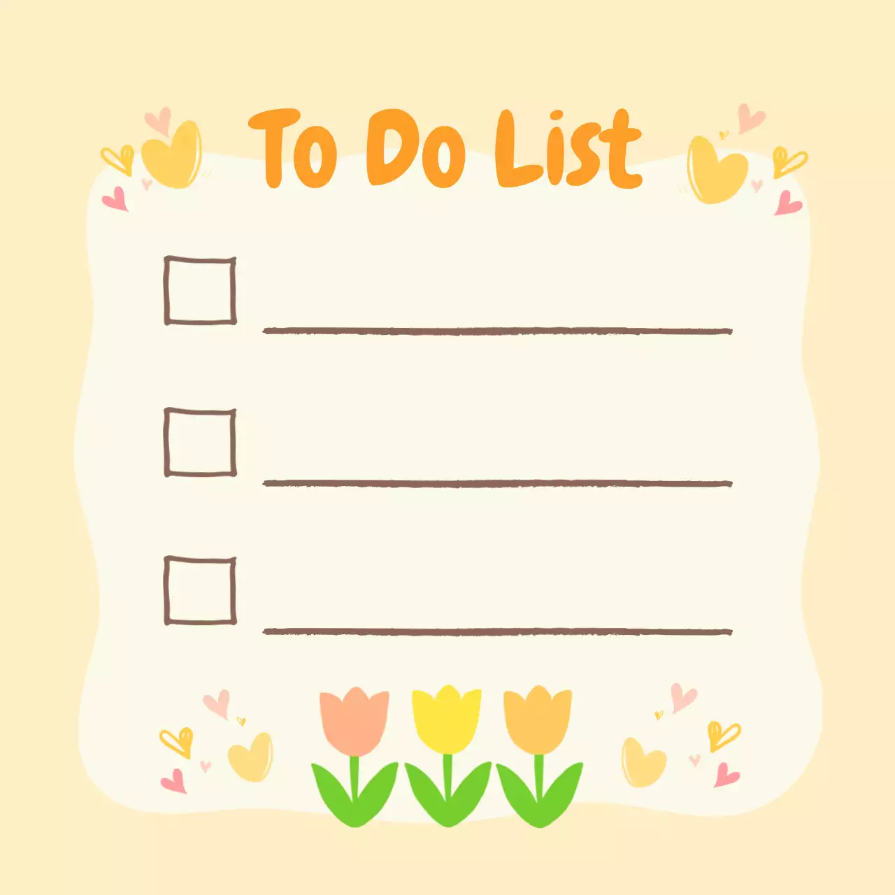 베이지 노랑 아기자기한 꽃