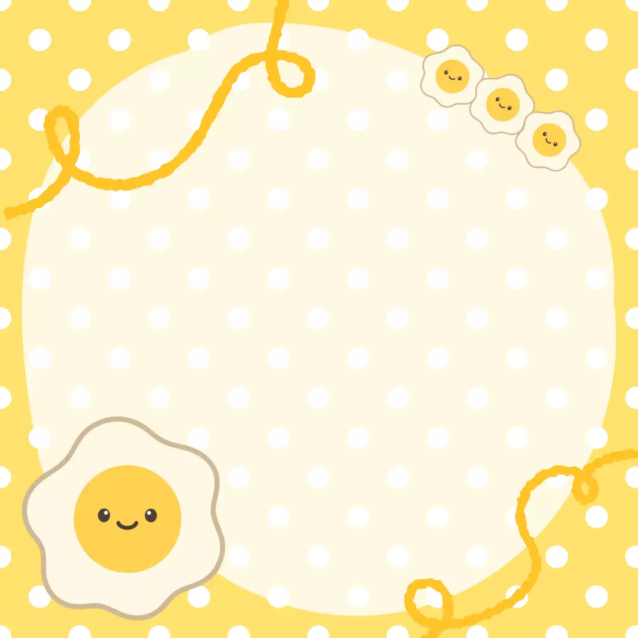 노랑 아기자기한 계란 후라이 미니노트