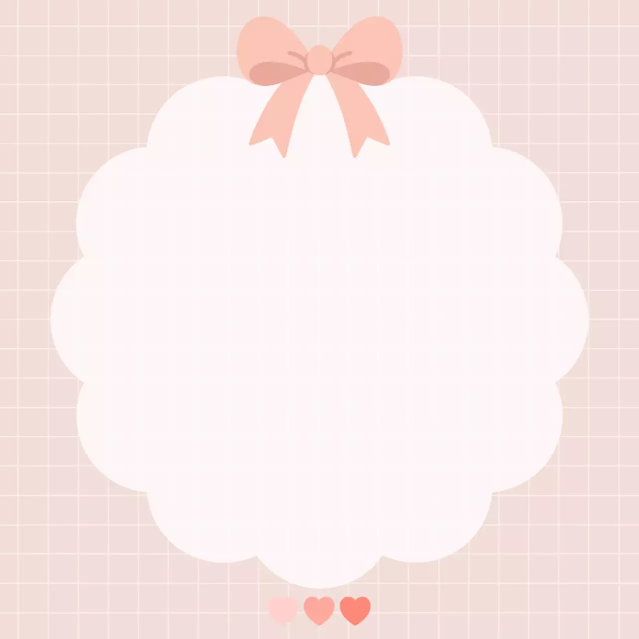 핑크 아기자기한 안내