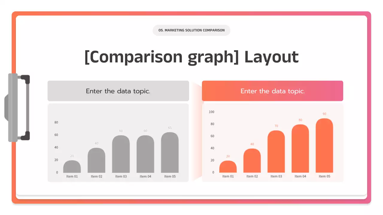 핑크색 현대 비즈니스 플랜