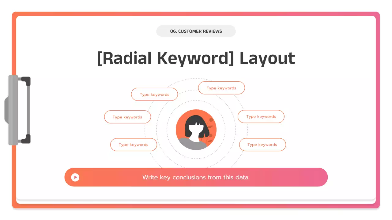 핑크색 현대 비즈니스 플랜