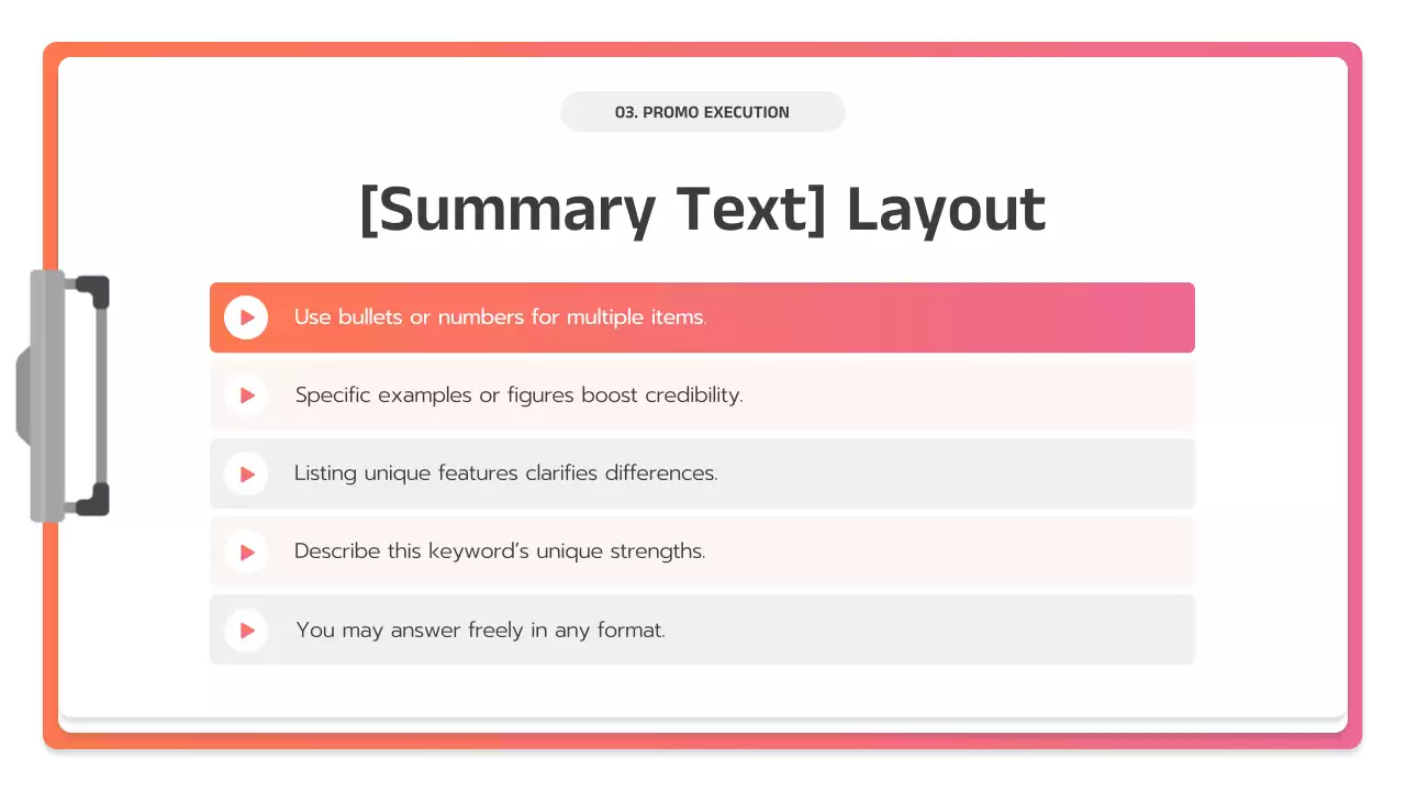 핑크색 현대 비즈니스 플랜