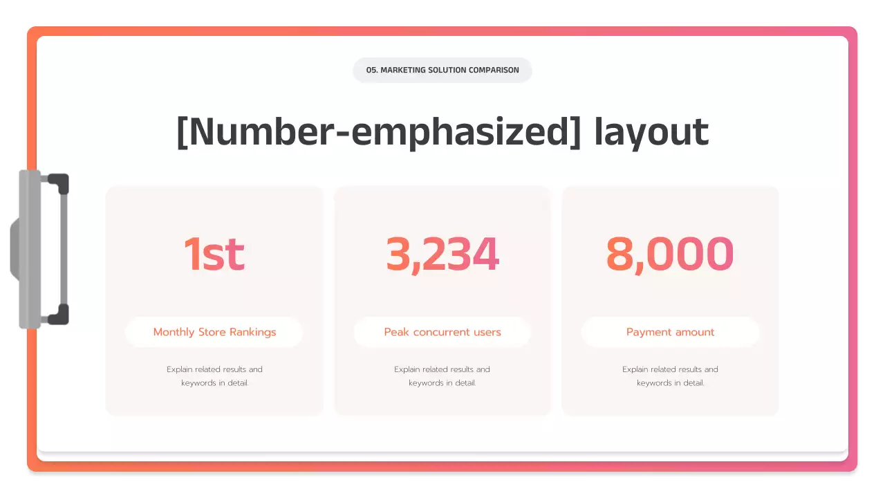 핑크색 현대 비즈니스 플랜