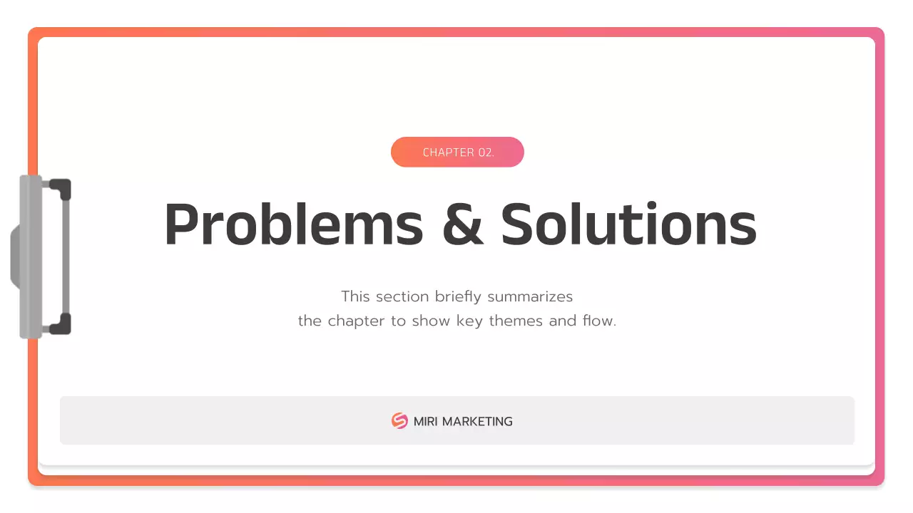 핑크색 현대 비즈니스 플랜