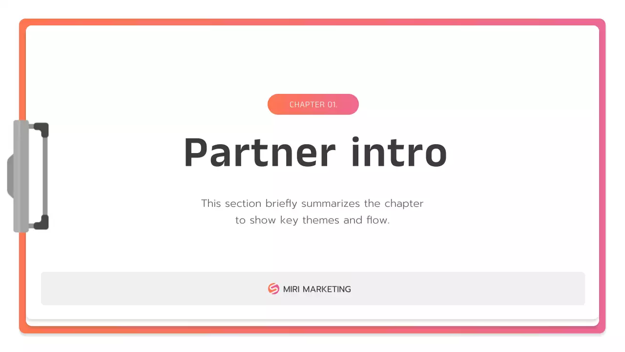 핑크색 현대 비즈니스 플랜