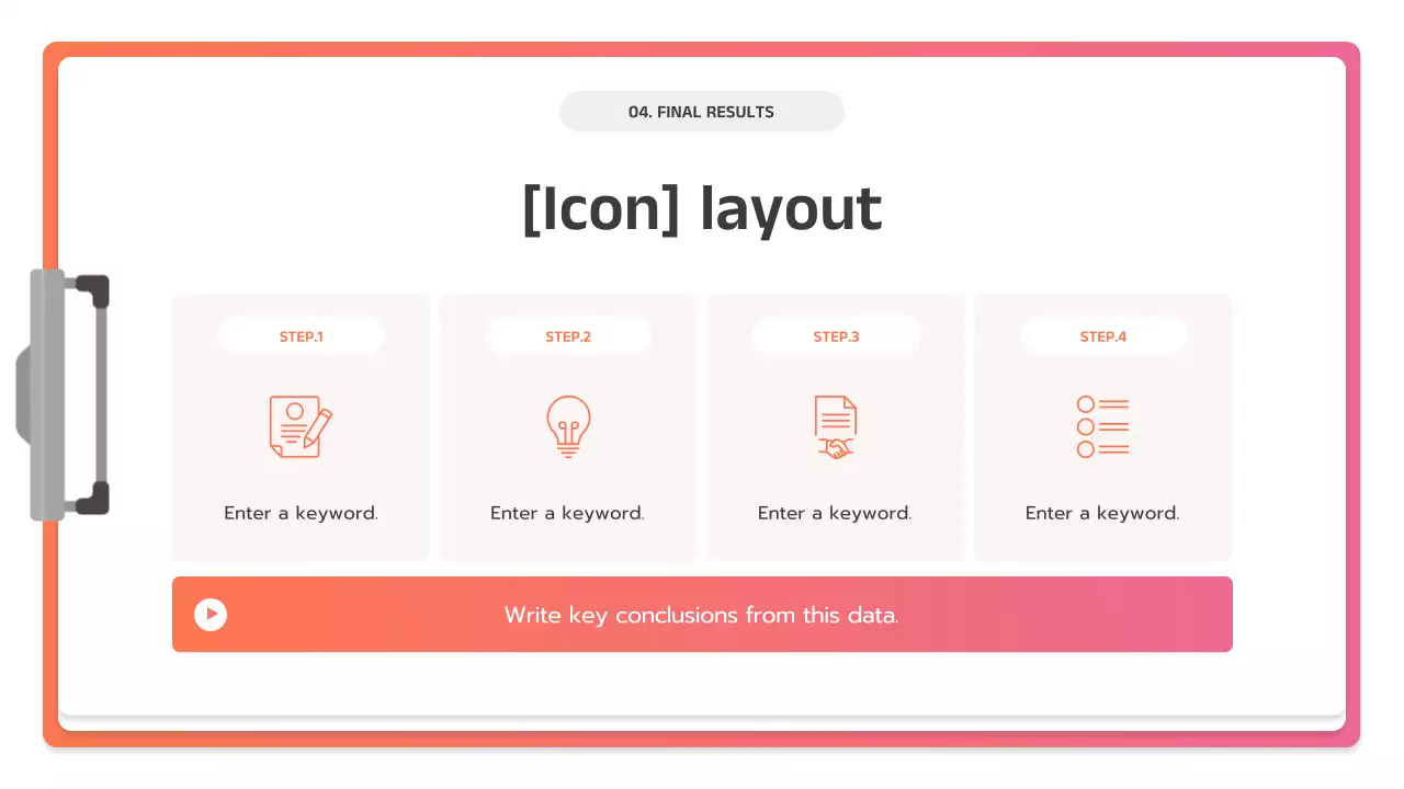 핑크색 현대 비즈니스 플랜