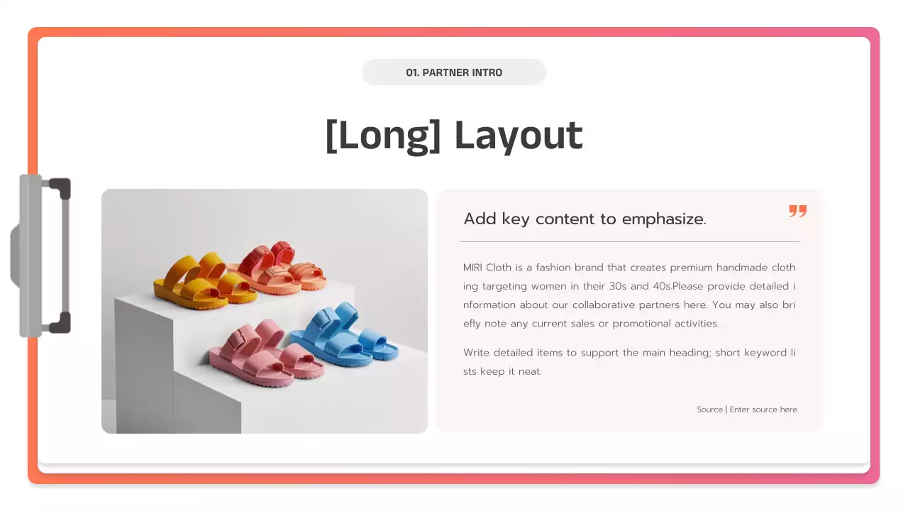 핑크색 현대 비즈니스 플랜