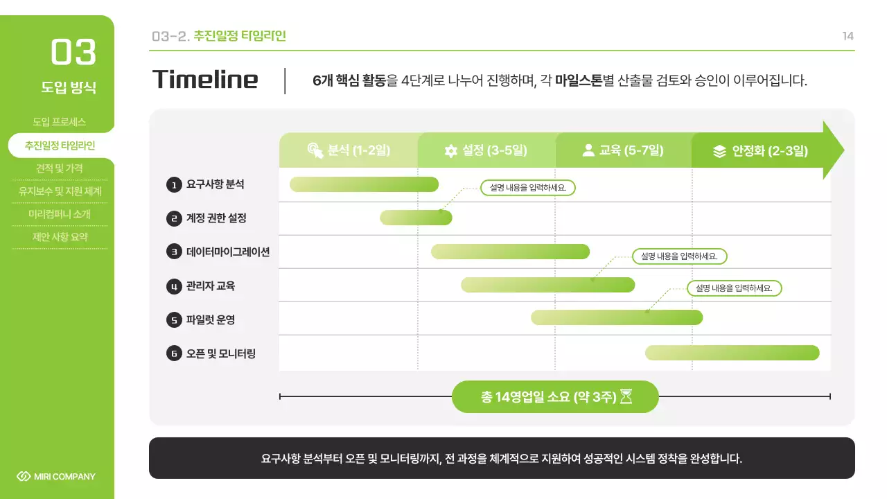 핑크 심플 상품 제안서 홍보