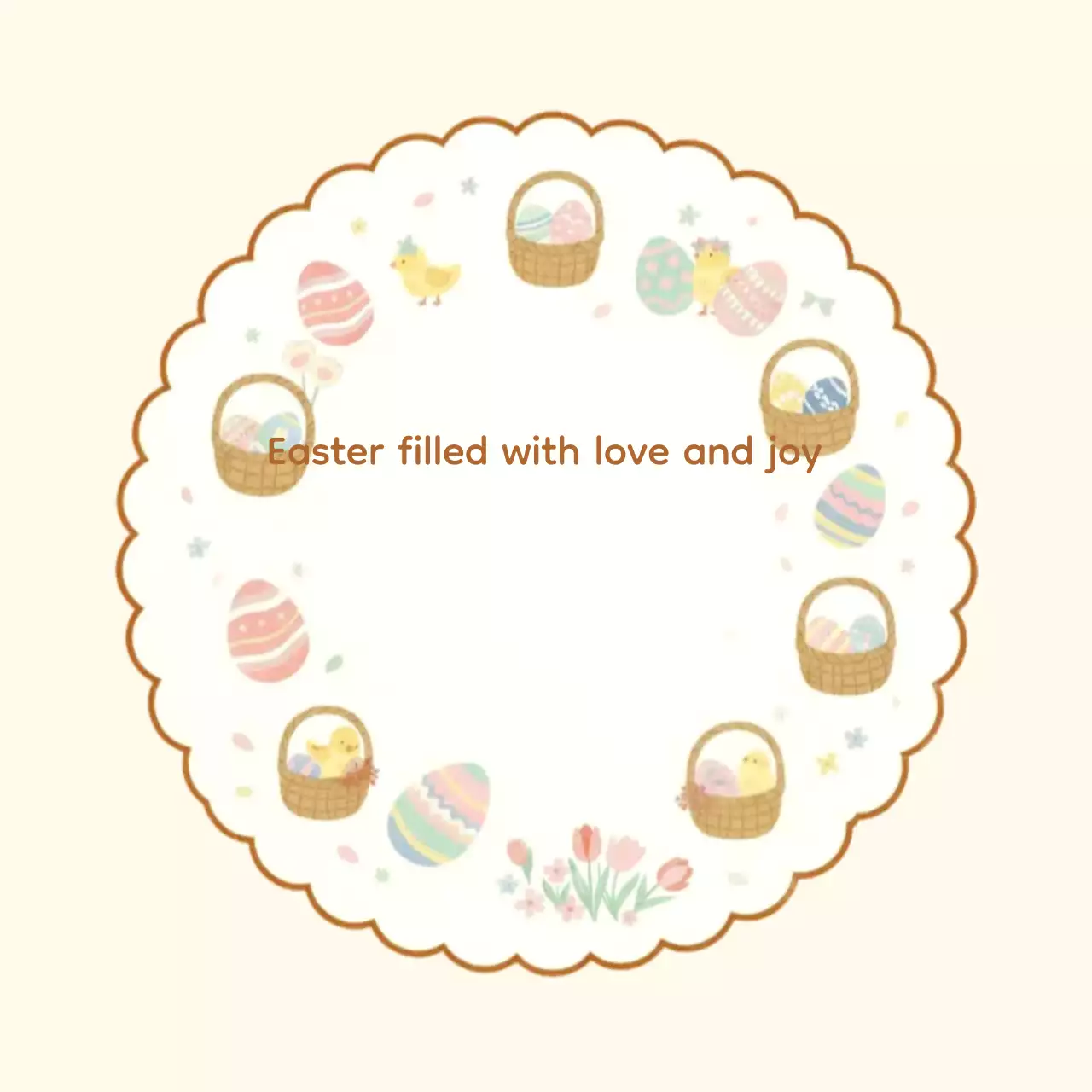 Beige Baby Easter Festival Guide