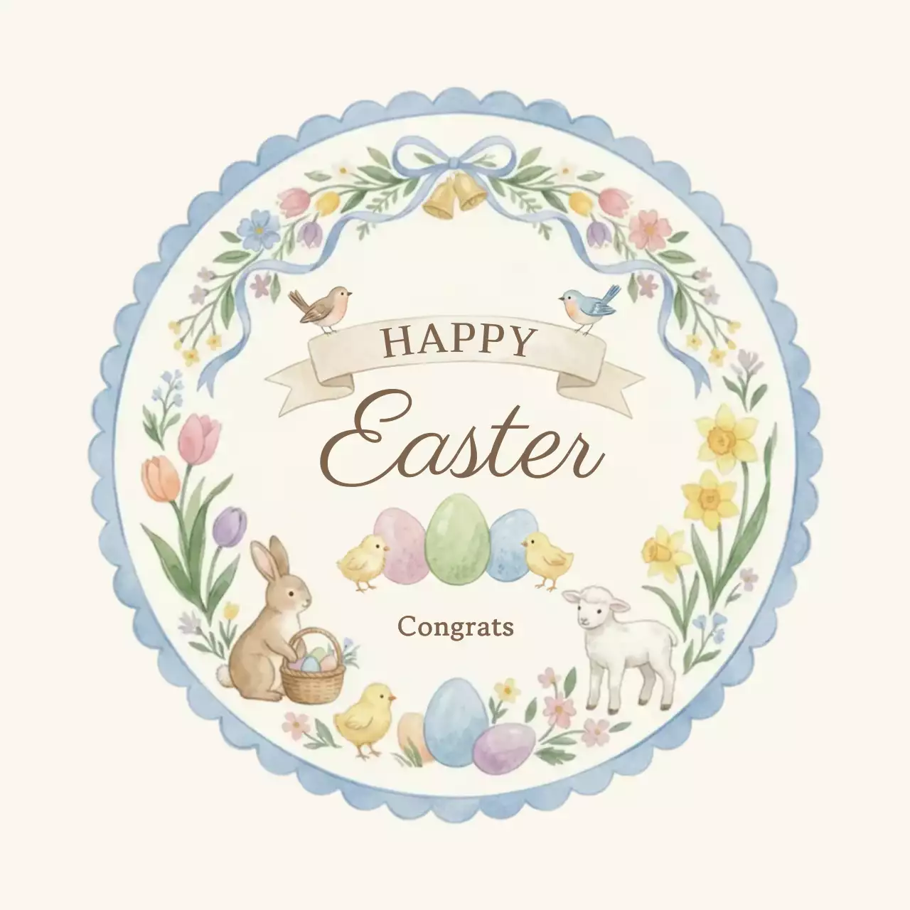 Beige Baby Easter Festival Guide