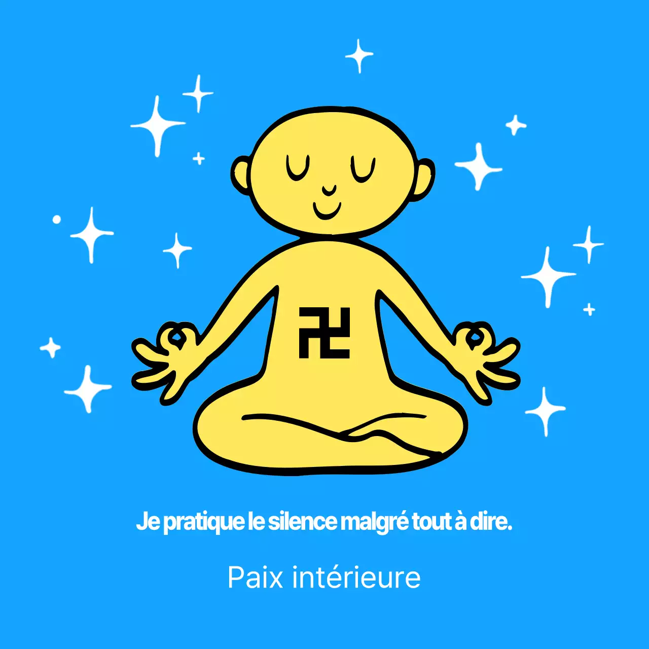 Guide de méditation simple jaune