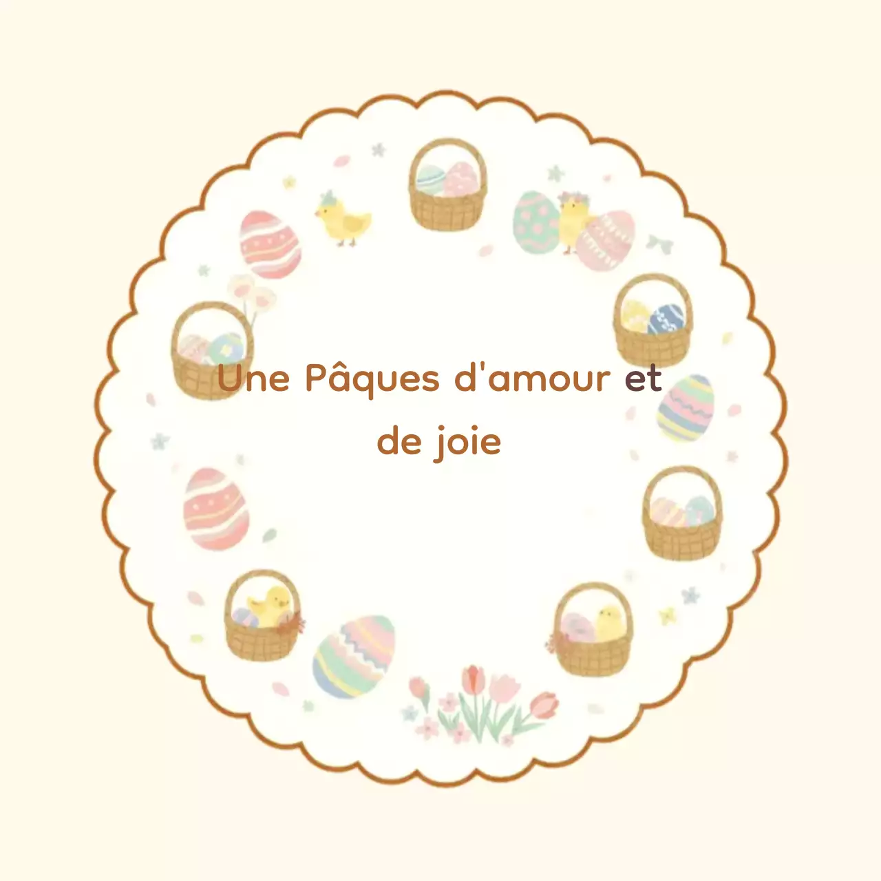 Guide du festival de Pâques pour bébé beige