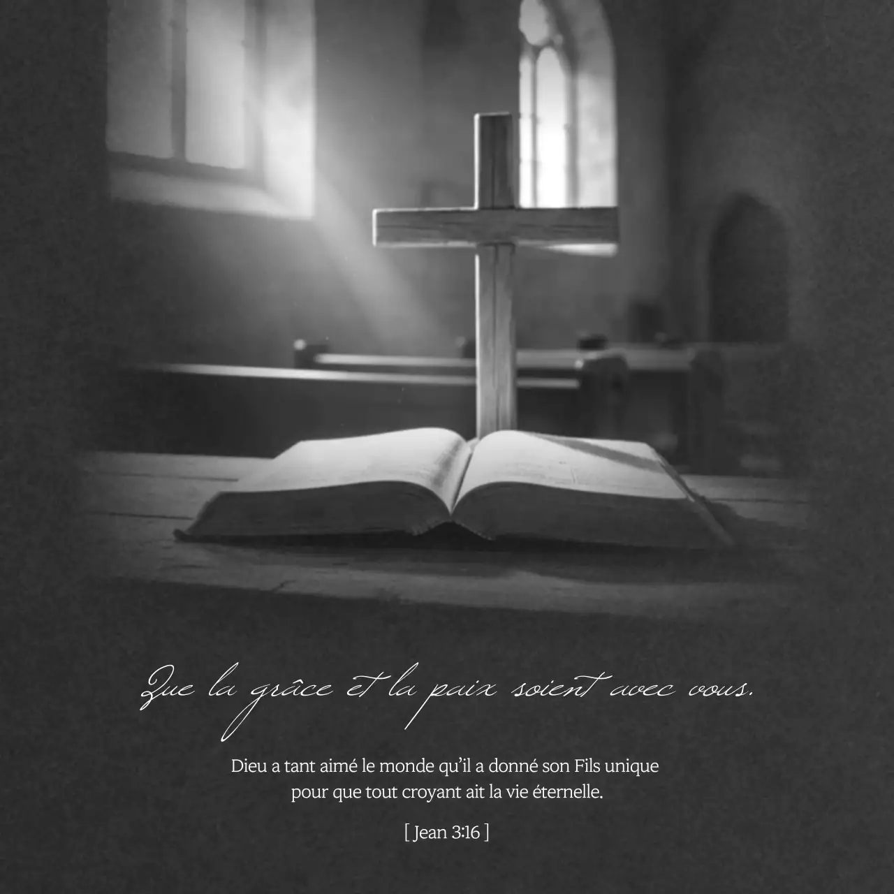 Guide classique de la foi chrétienne en noir et blanc