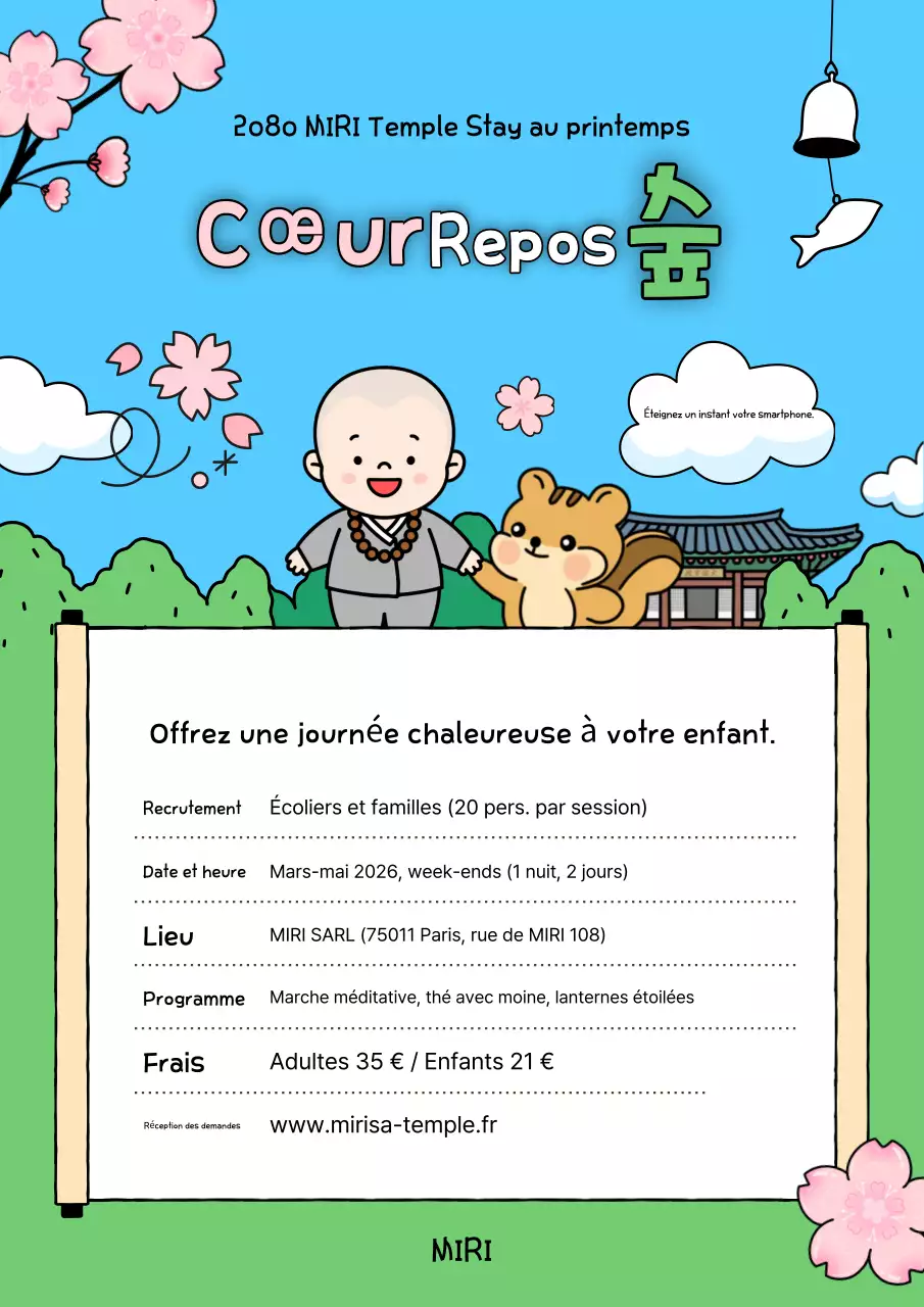 Guide de séjour au temple Sky Blue Clean Forest