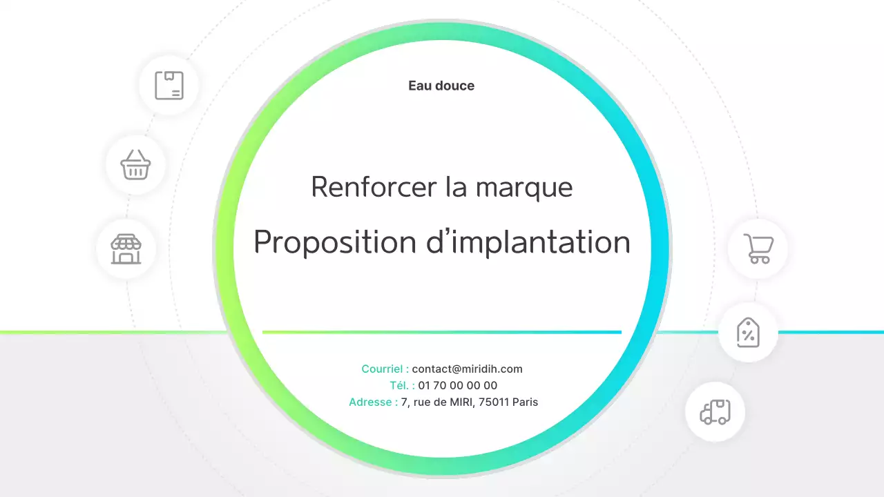 Proposition de magasin minimaliste écologique