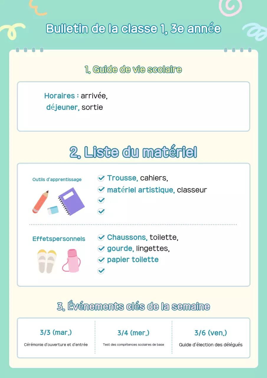 Avis du guide de vie scolaire Mint Clean