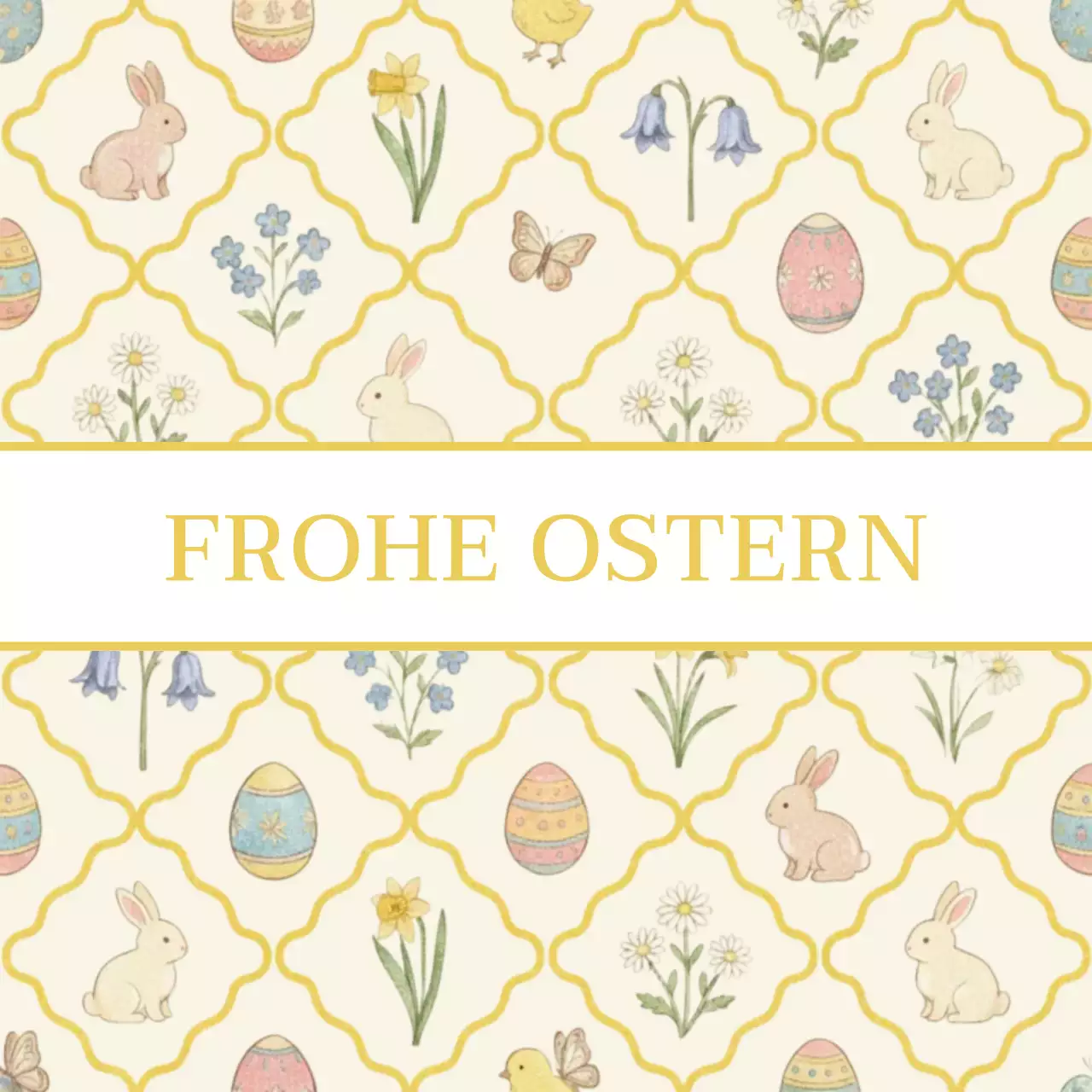 Leitfaden zum Osterfest mit dem gelben Baby