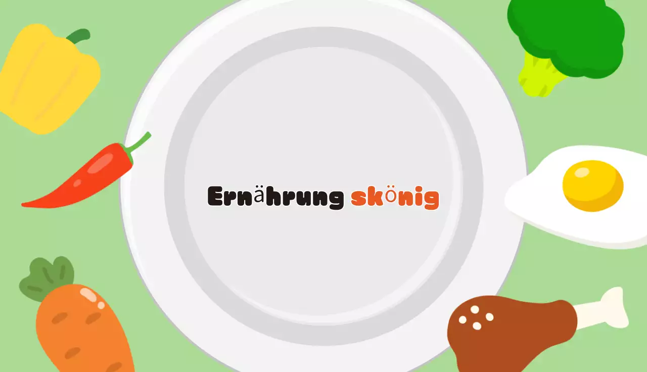 Grüne, einfache und gesunde Ernährungsaktion