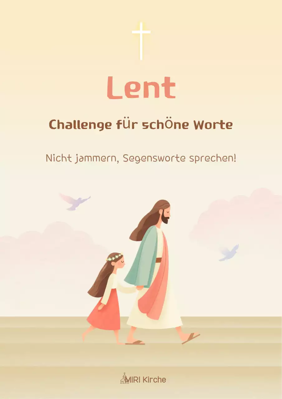 Beige Einfacher Fastenleitfaden