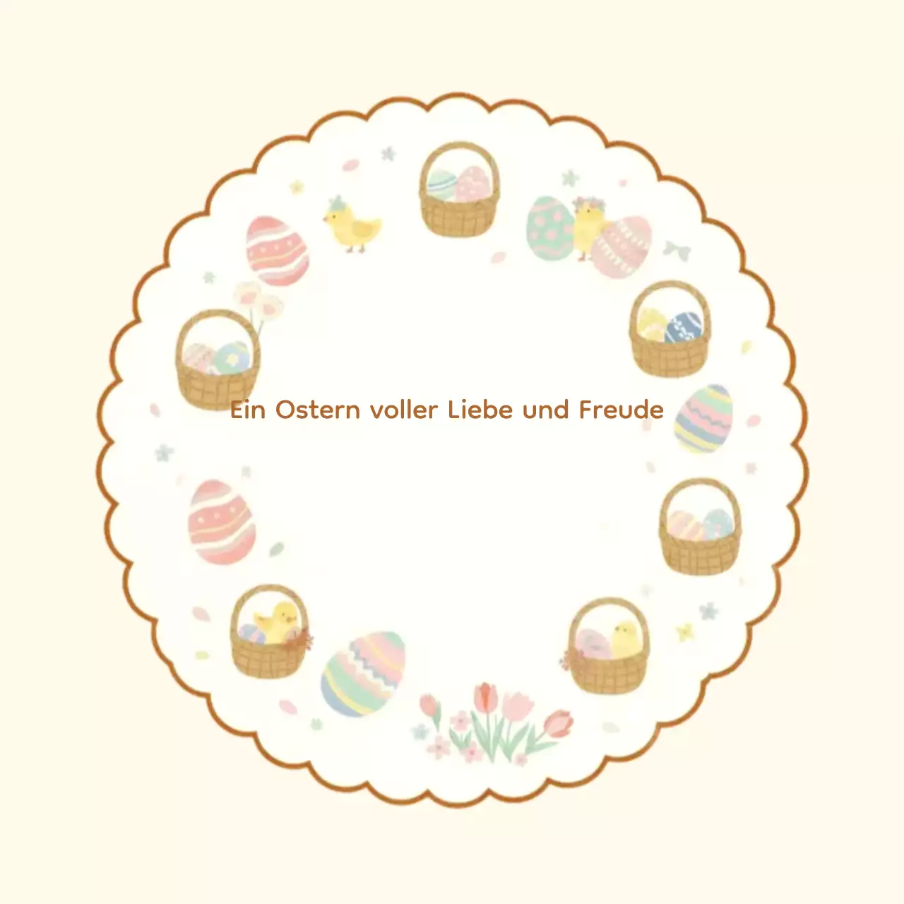 Beige Baby Osterfest-Guide
