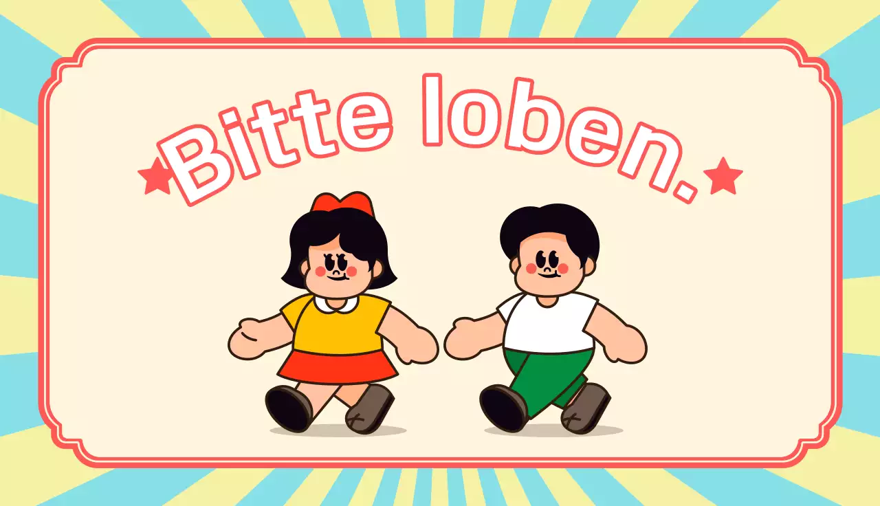 Niedliche rosa Kompliment-Aufkleber