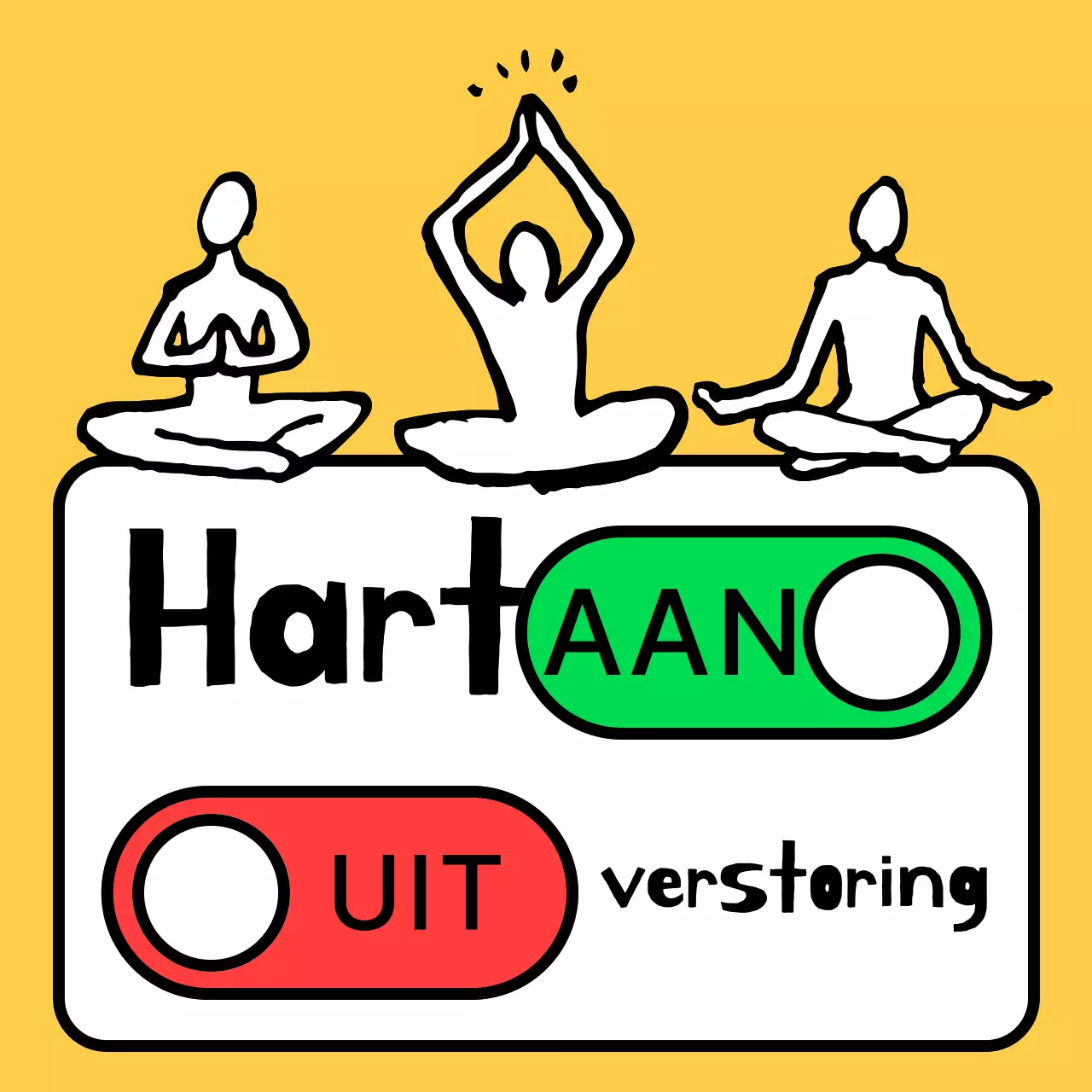 Gele eenvoudige meditatiegids