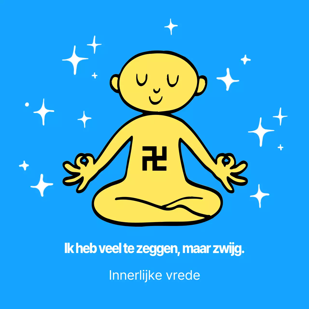 Gele eenvoudige meditatiegids