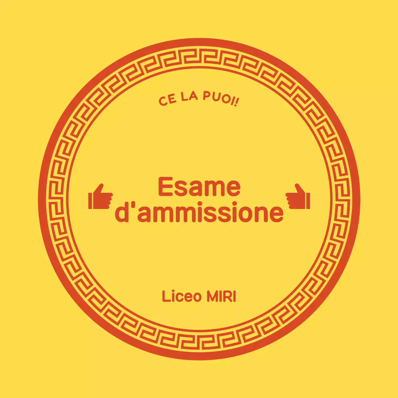 Test di abilità scolastica semplice giallo per il college