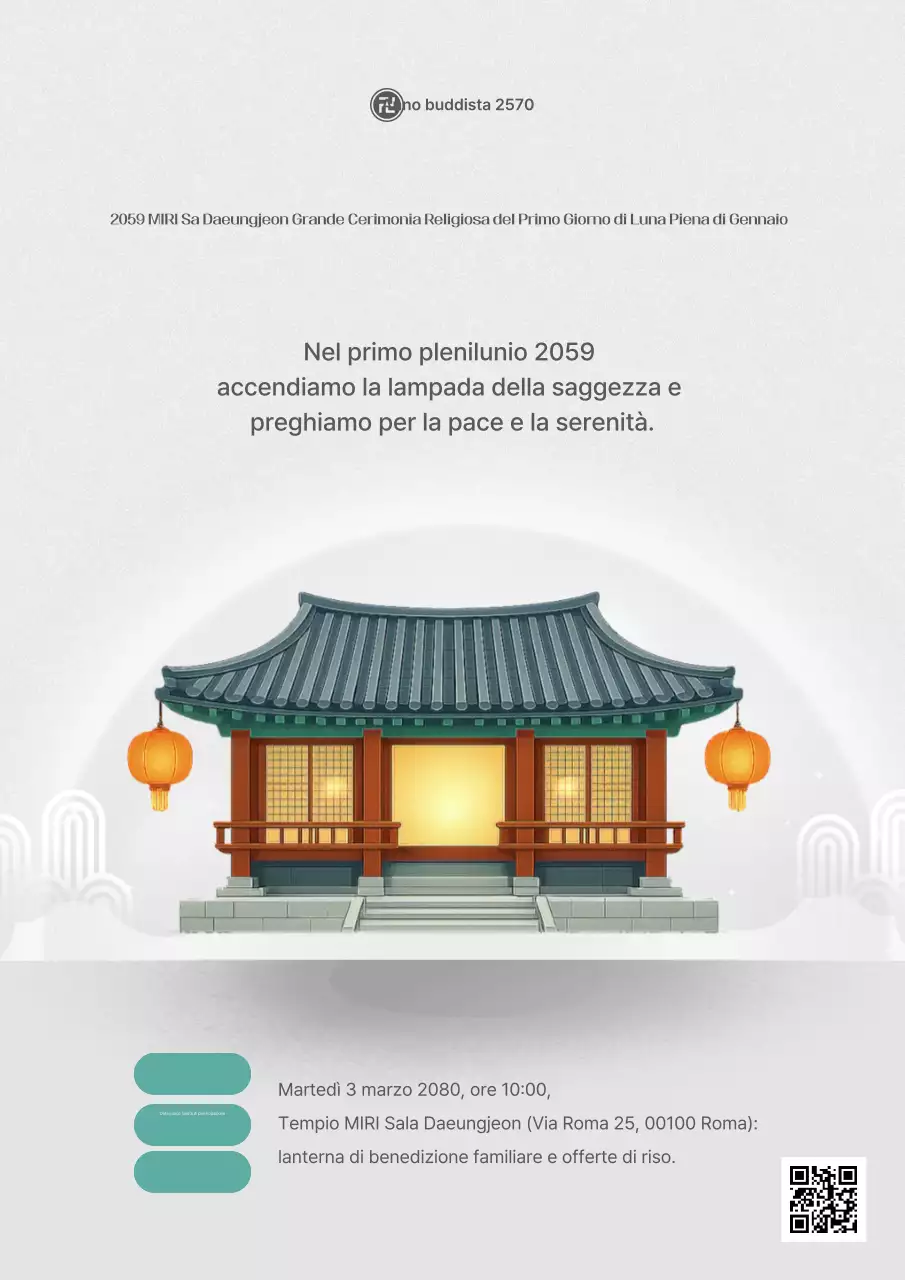 Guida al servizio del Dharma buddista Gray Clean