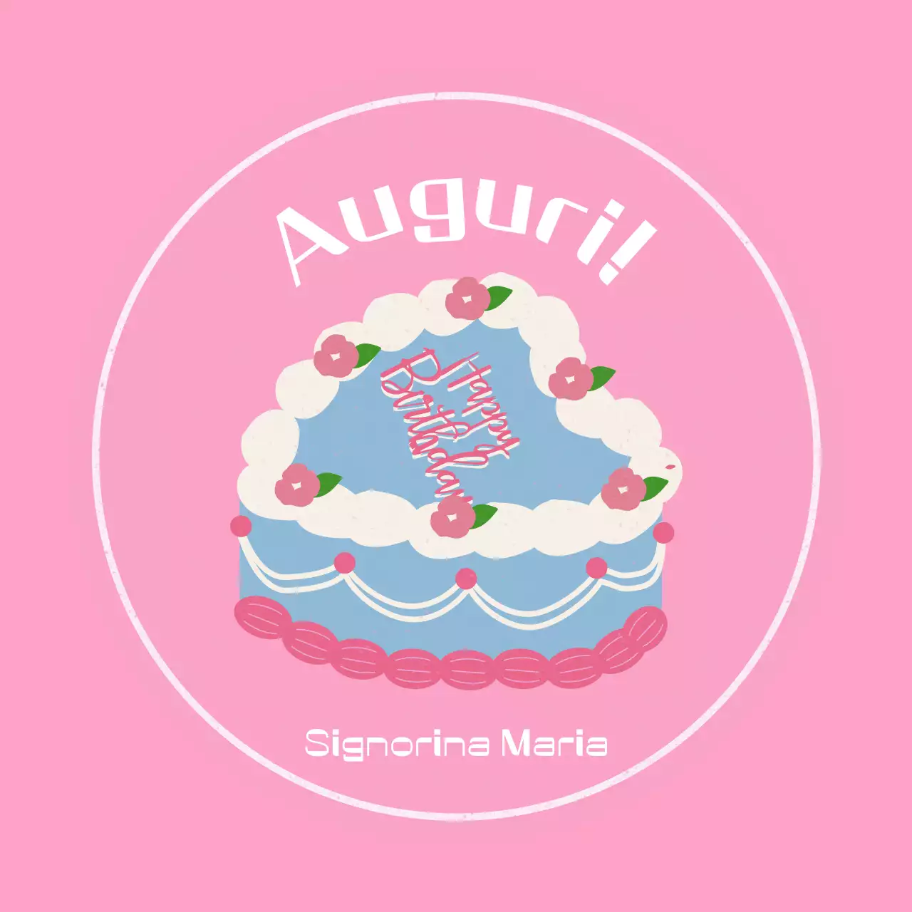 Evento di festa di compleanno rosa e carino