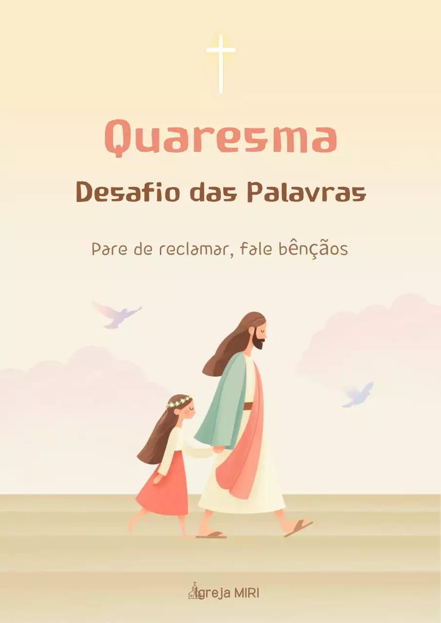 Guia simples para a Quaresma em tons de bege
