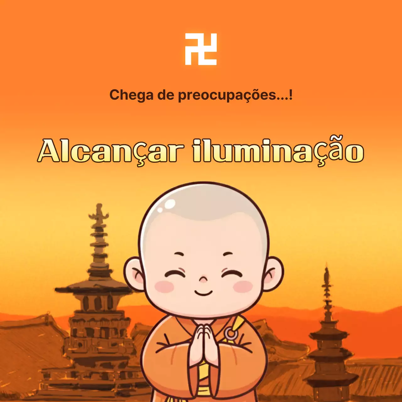 Guia de Oração Simples para a Iluminação Laranja
