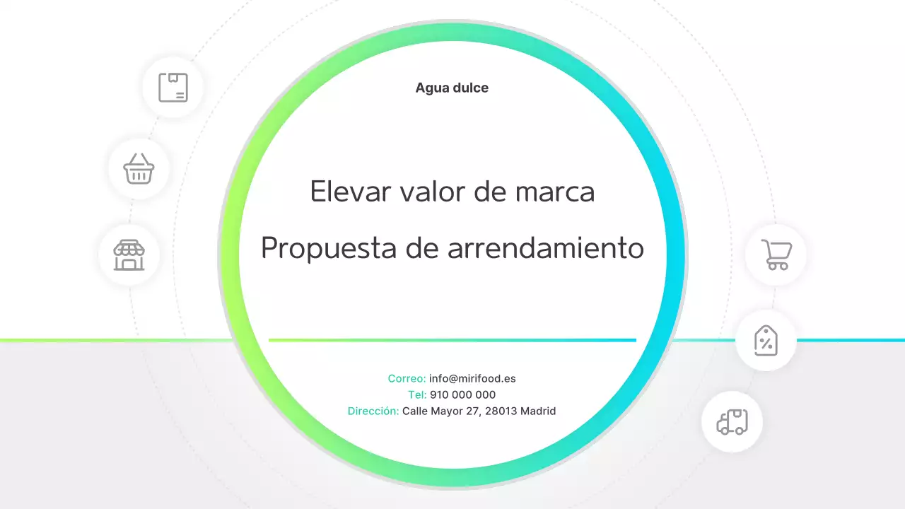 Propuesta de tienda minimalista verde