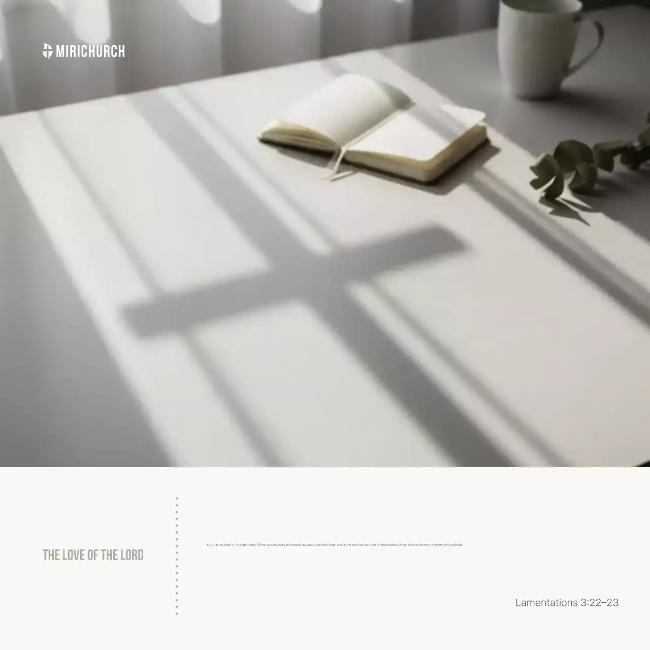 Panduan Doa Minimalis Putih