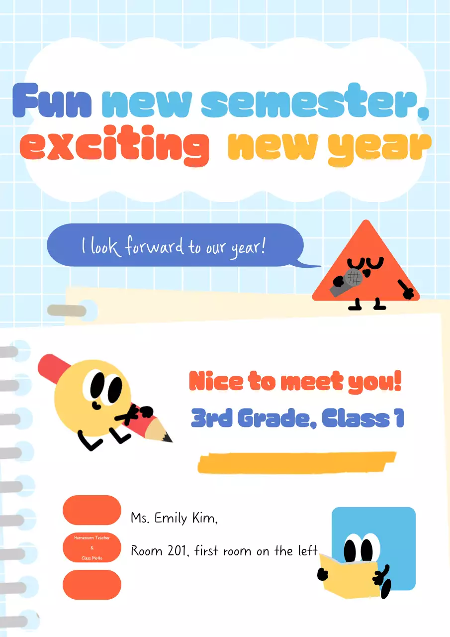 Blue Baby Welcome to the New Semester