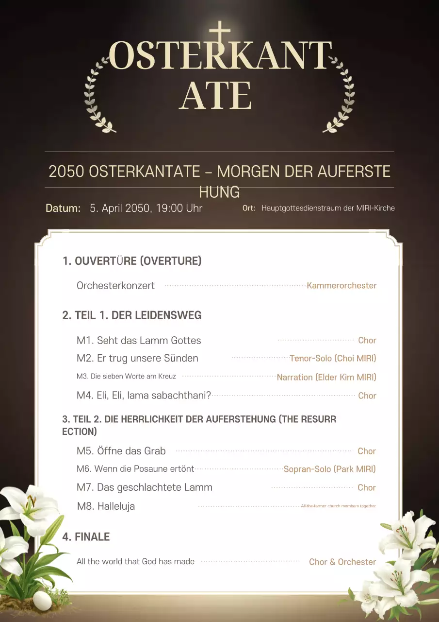 Informationen zur Ivory Classic Osterveranstaltung