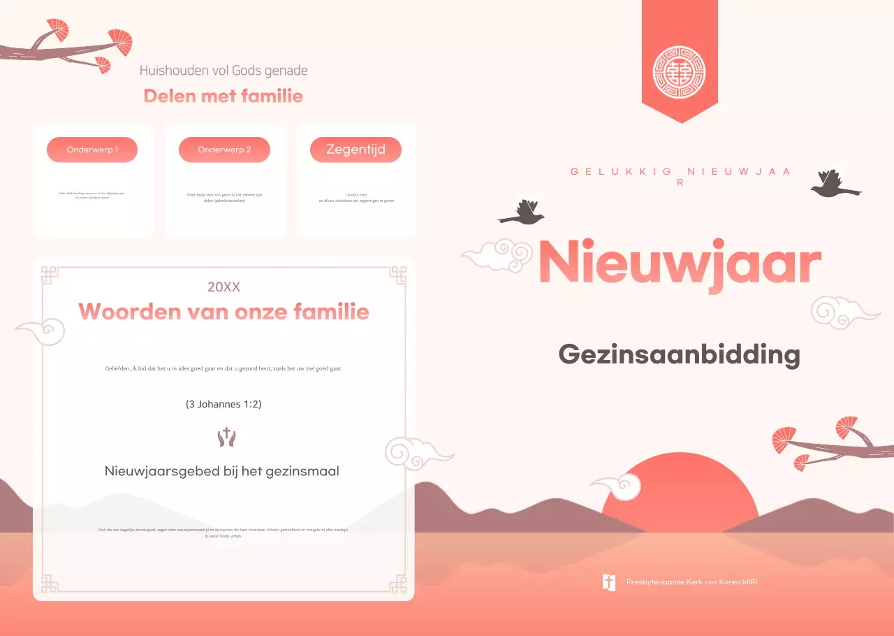 Roze eenvoudige gids voor gezinsvieringen tijdens Chinees Nieuwjaar
